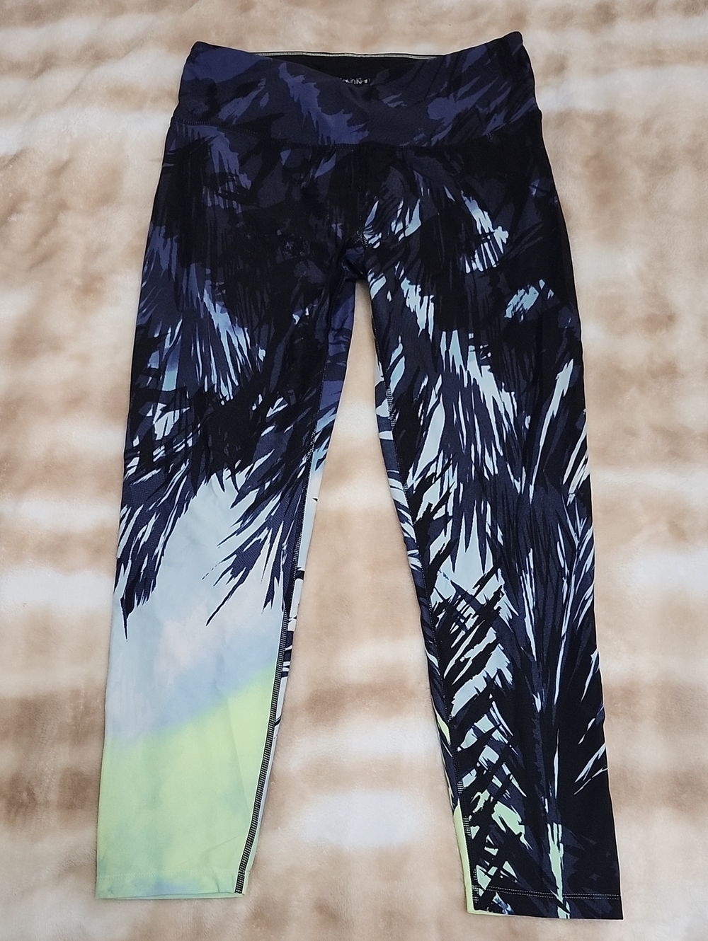 Calvin Klein Leggings Performance Wick Tropical Palm Print